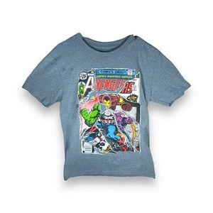 (S/M) Marvel Avengers Comic Strip Shirt